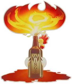 Sticker | Alitas a la brasa