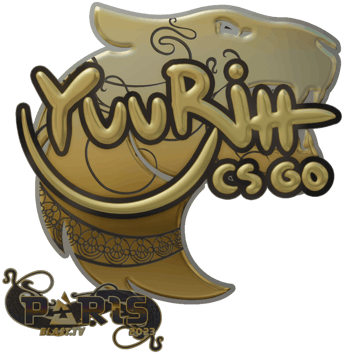 Sticker | yuurih (Gold) | Paris 2023