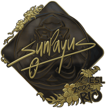 Sticker | SunPayus (Altın) | Rio 2022