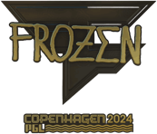 Sticker | frozen (Gold) | Copenhagen 2024