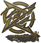 Sticker | REZ (Gold) | Antwerp 2022 image