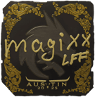 Sticker | magixx (Gold) | Austin 2025 image