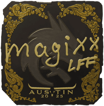 Sticker | magixx (Vàng) | Austin 2025