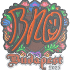 Sticker | br0 (Embroidered) | Budapest 2025 Sticker | br0 (Embroidered) | Budapest 2025 image