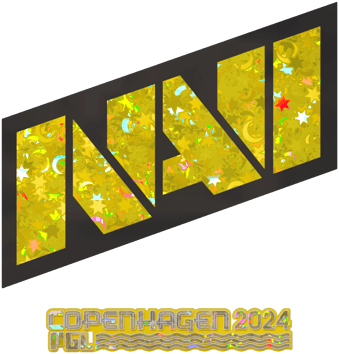Sticker | Natus Vincere (Glitter) | Copenhaga 2024