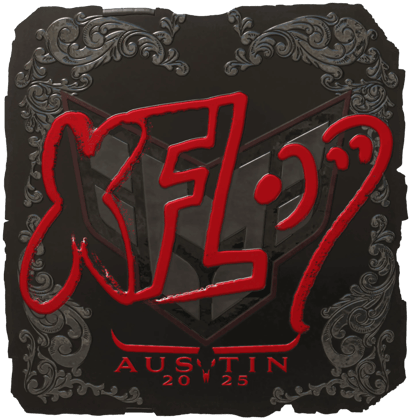 Sticker | xfl0ud (ฟอยล์) | Austin 2025