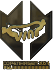 Sticker | VINI (Gold) | Copenhagen 2024 image
