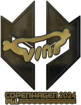 Sticker | VINI (ゴールド) | Copenhagen 2024