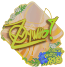 Sticker | ZywOo (Holo) | Rio 2022 Sticker | ZywOo (Holo) | Rio 2022 image