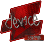 Sticker | device (Foil) | Atlanta 2017