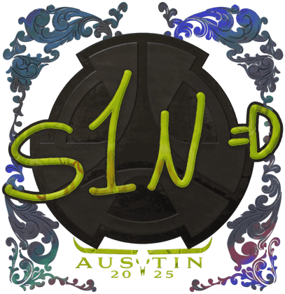 Sticker | s1n (Holo) | Austin 2025