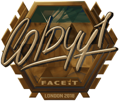 Sticker | COLDYY1 (Gold) | Londres 2018