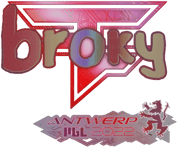 Sticker | broky (Holo) | Antwerp 2022