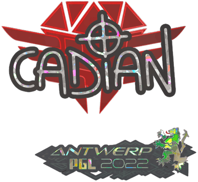Sticker | cadiaN (グリッター) | Antwerp 2022