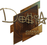 Sticker | Dosia (Gold) | Boston 2018