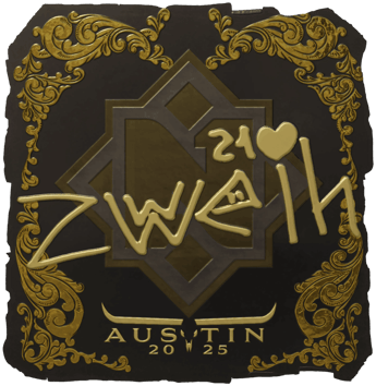 Sticker | zweih (Vàng) | Austin 2025