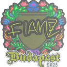 Sticker | FlameZ (Embroidered) | Budapest 2025 Sticker | FlameZ (Embroidered) | Budapest 2025 image