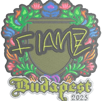 Autocolante | FlameZ (Embroidered) | Budapeste 2025