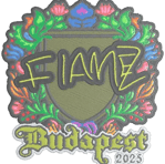 Sticker | FlameZ (Embroidered) | Budapest 2025