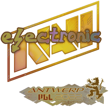 Sticker | electronic (Holo) | Antwerpen 2022