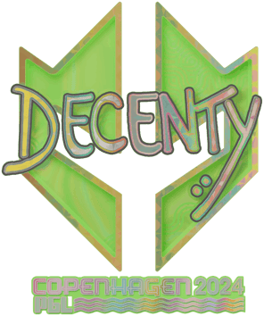 Sticker | decenty（全息）| 2024年哥本哈根锦标赛