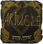 Sticker | Ariucle (Gold) | Austin 2025