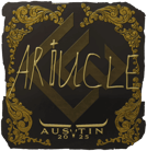 Sticker | Ariucle (Gold) | Austin 2025 Sticker | Ariucle (Gold) | Austin 2025 image