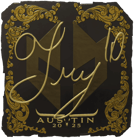 Sticker | TRY (Gold) | Austin 2025 image