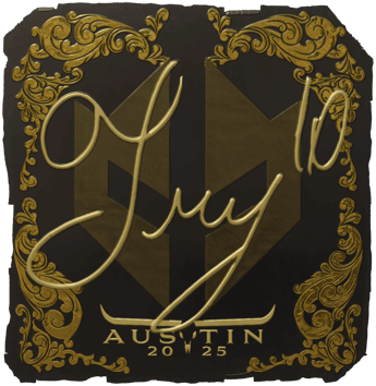 Sticker | TRY (ทอง) | Austin 2025