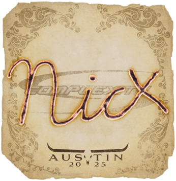 Sticker | nicx | Austin 2025