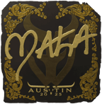 Sticker | Maka (Gold) | Austin 2025