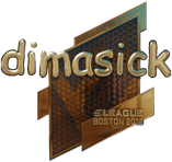 Sticker | dimasick (Gold) | Boston 2018
