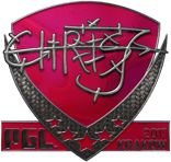 Sticker | chrisJ (Foil) | Krakow 2017