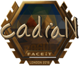 Sticker | cadiaN (Gold) | London 2018 image