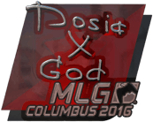 Sticker | Dosia (Foil) | MLG Columbus 2016 image