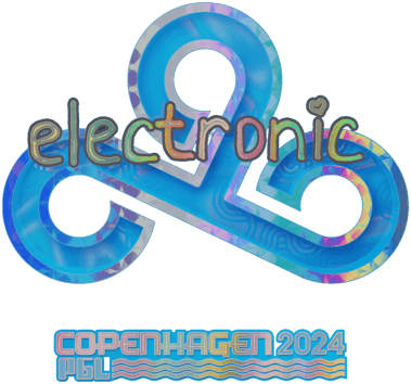Sticker | electronic (holograficzna) | Kopenhaga 2024