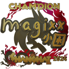 Sticker | magixx (Gold, Champion) | Shanghai 2024 image