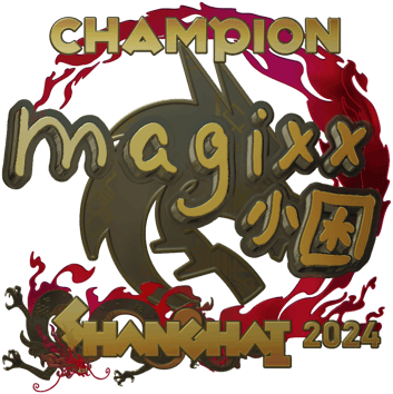 Sticker | magixx(금박, 우승팀) | 상하이 2024