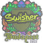Sticker | Swisher (Embroidered) | Budapest 2025