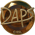 Sticker | daps (Gold) | Katowice 2019 image