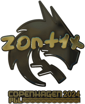 Sticker | zont1x (ทอง) | Copenhagen 2024