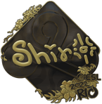 Sticker | sh1ro (Gold) | Rio 2022