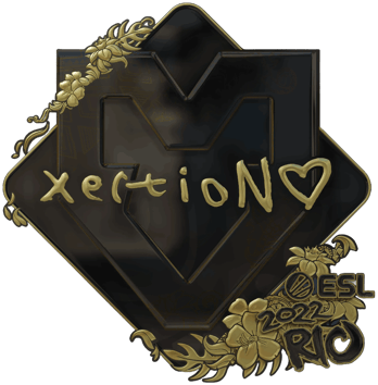 Sticker | xertioN (Gold) | Rio 2022