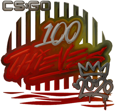 Sticker | 100 Thieves (キラ) | 2020 RMR