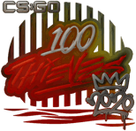 Sticker | 100 Thieves (Foil) | 2020 RMR