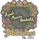 Sticker | mzinho | Budapest 2025 Sticker | mzinho | Budapest 2025 image