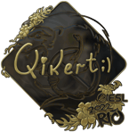 Sticker | qikert (Gold) | Rio 2022