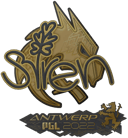 Sticker | S1ren (Gold) | Antwerp 2022 image