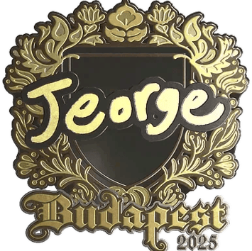 สติกเกอร์ | jeorge (Gold) | Budapest 2025