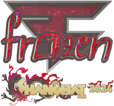 Sticker | frozen (Glitter) | Xangai 2024